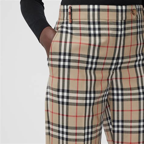 burberry checkered pants|burberry pants official website.